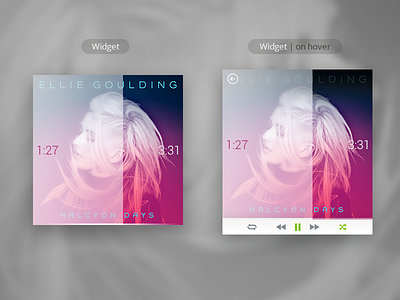 Spotify Widget mac osx redesign spotify widget