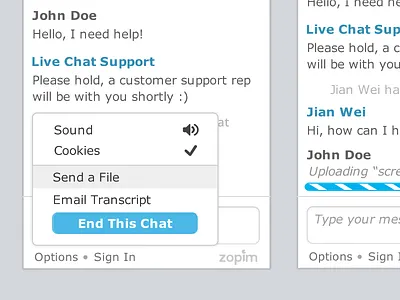 Zopim File Sending send file upload user flow user interaction ux wireframe zopim