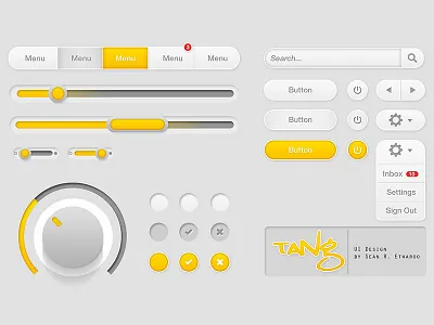 "Tang" User Interface Design Kit app design button icon mobile app ui ui design user experience design user interface design ux ux design web web design
