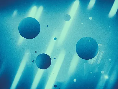 Reflection Wallpaper abstract blue circles retina space sphere spheres wallpaper