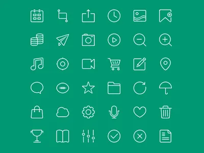 Free 48px icons PSD 36 icons psd
