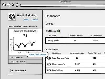 Dash wire fram app dash wireframe