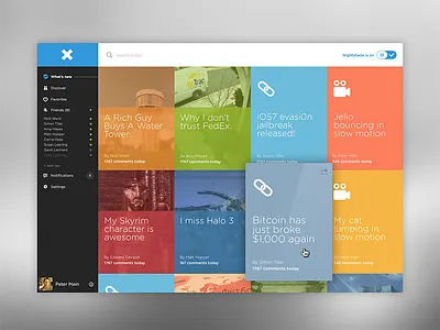 X-Ray Front Page discover interface ui web x ray