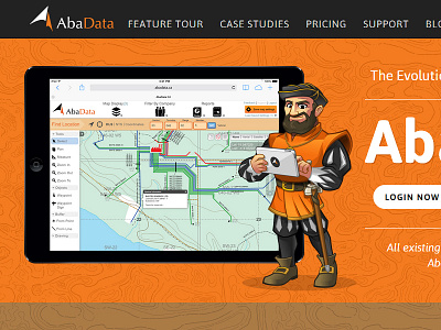 Abadata.ca Homepage - WIP abadata css3 homepage html5 map