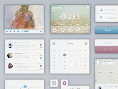 [.Sketch] UI KIT gui sketch ui uikit