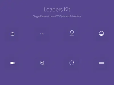 Loaders kit code css loaders spinners ui viduthalai