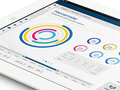 Mobile Banking app banking chart finance infographic interface ipad mobile banking ui ux