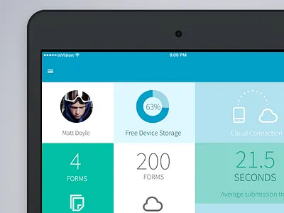 Launch Cloud Iphone app report design ios ios7 responsive shop