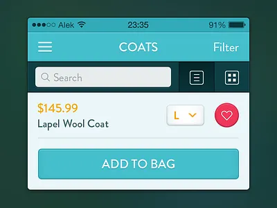 UI elements [POC] app concept custom ios iphone poc ui user interface