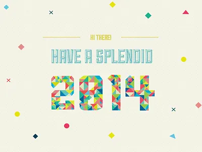 Have a Scroll/Splendid 2014! 2014 animation card christmas ecard gif holidays moving new year parallax scroll