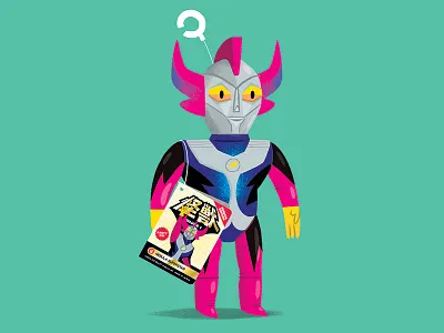 Nebula Superstar character illustration japanese kaiju monster sofubi texture toy