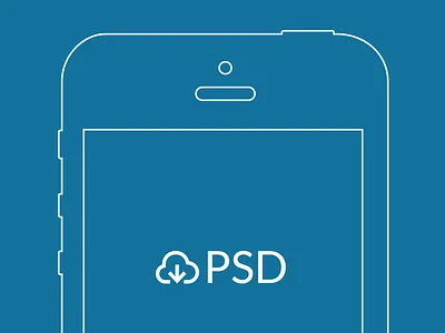 iPhone wireframe template. iphone psd stroked template wireframe
