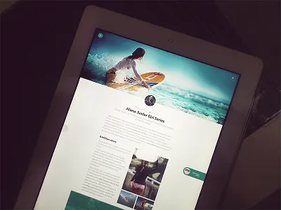 Blog.psd article blog clean layout modern psd ui user interface