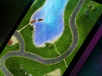 Tower Defence Game Map fantasy game game map iphone map td tower defence towerdefence