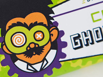 Dr. Madeye candy character hallmark halloween illustration packaging design