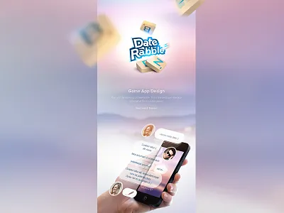 Daterabble application board game ico icons ios7 iphone menu scrabble ui ux zoom