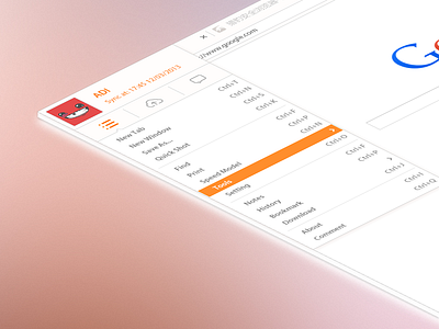 Liebao Browser Theme browser flat liebao theme ui web