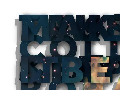 Typography fun awesome down time poster random space sweet type typography values