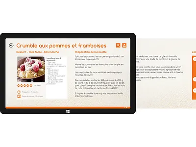 Recipe Marmiton V2 - Windwos Surface 8.1 aufeminin illustrator marmiton recipes sketchapp w8 windows8