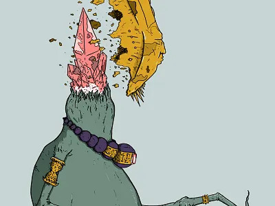 Dark Jinn concept crystal djinn genie illo illustration jinn magic personal sci fi