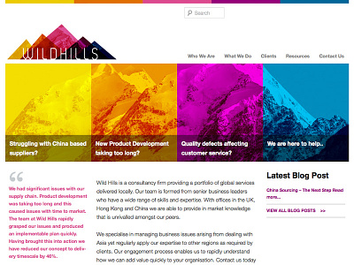Wild Hills Website website