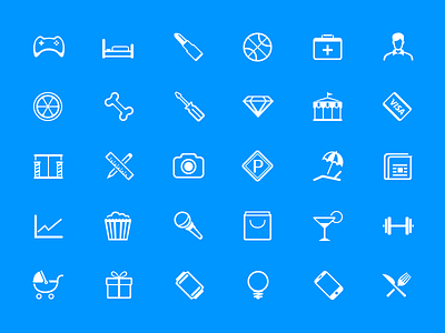 Icons About Life education finance fitness game gift hotel house movie news shopping stock travel