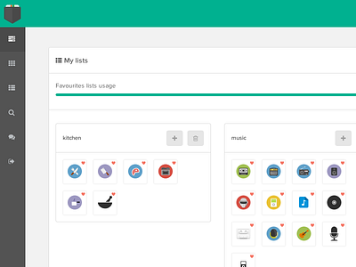 Web App Navigation app horizontal left nav navigation top vertical web