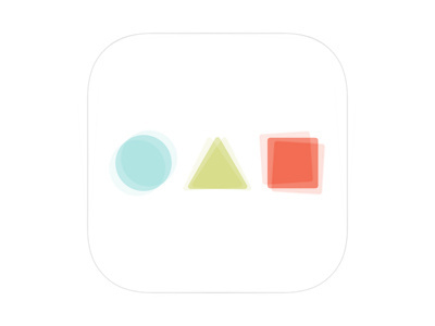 RANRANRAN! APP ICON app choice circle color decision flat icon minimal random shake shape square