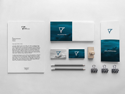 Viral Propaganda Identity brand identity branding logo design