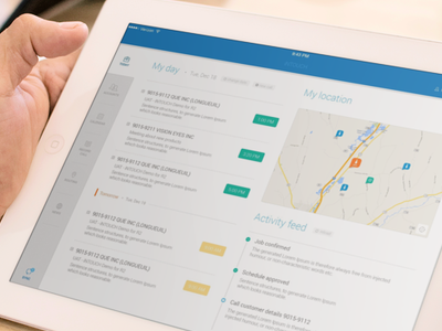 iNTOUCH - iPad Application campinas dashboard ios7 ipad ipad app mobile app sales sales force ui