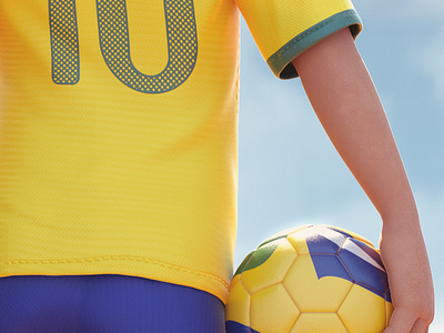 Rico Samba Soccer School 3d artist 3d character 3d football 3d freelancer 3d soccer character designer oasim