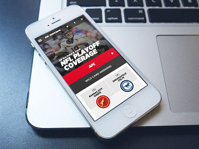 NFL Playoff Mobile View football mobile nfl playoff responsive sb nation sports vox media web app