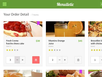 Order Page baskit cart foods online order ranks store