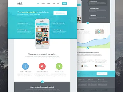 ThemeForest Website Template app business corporate iphone marketing software template theme themeforest website