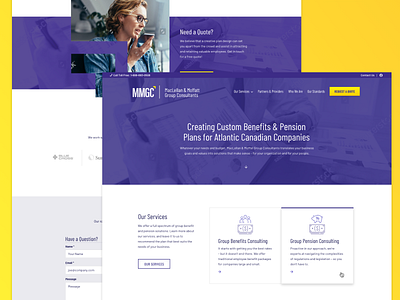 MMGC Website Design branding consulting finance ui ux web design website