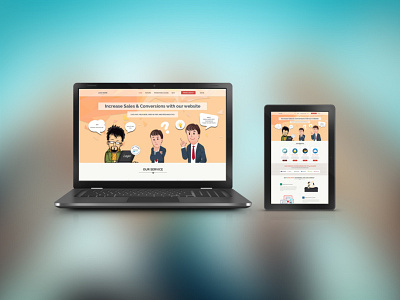 Responsive Saas design. and clean minimal neat parallax responsive saas semi flat ui ux