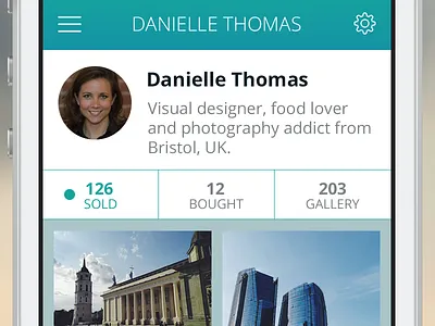 Refe iOS App Profile app ios mobile profile refe ui