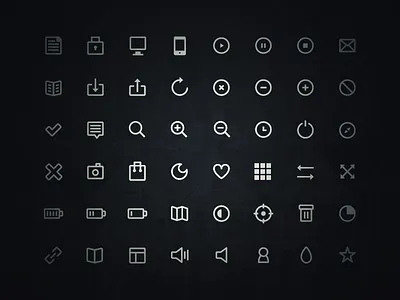 48 Free Icons - Get them! app clean download flat freebie icons ios7 mockup psd rounded ui weather