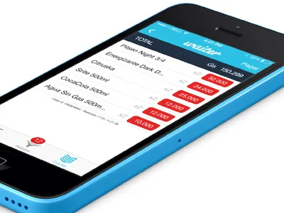 Cart for Waiter App app checkout ios waiter