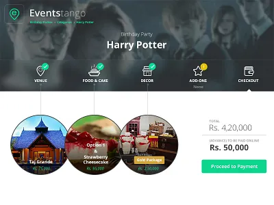 Events Tango - Checkout Summary Page 2014 events party pictures plan web