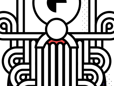 "Creatures" - King astronaut boy dog frankenstein illustration king outline pirate scuba stroke ufo viking