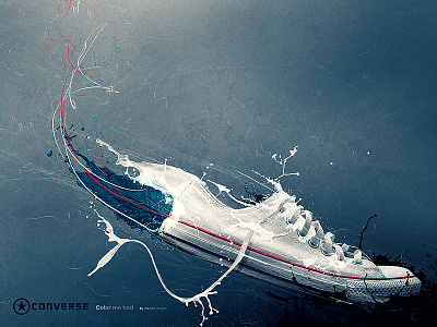 Shoe Collection / Converse abstract all star brushes converse dark colors photography photoshop shoe shoe collection splashes