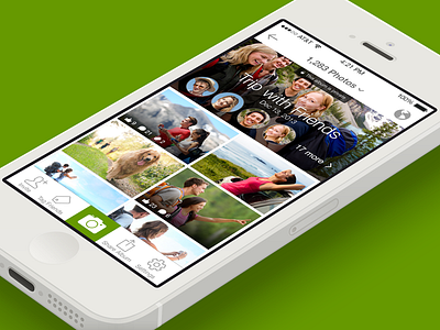 Eversnap • Album View app eversnap flat icon interface ios 7 photo photo sharing product ui ux uxui