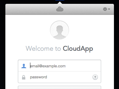 Log me in cloudapp