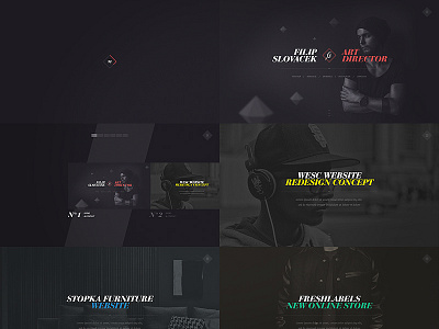 Portfolio 2014 2014 art case dark framework homepage identity logo navigation portfolio study typography