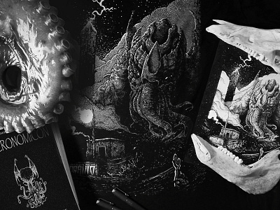 The Sleeping God cthulhu illustration pestmeester