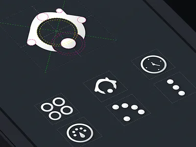 2014 The first group icon icon phone ui