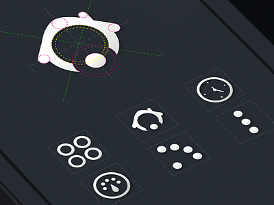 2014 The first group icon icon phone ui