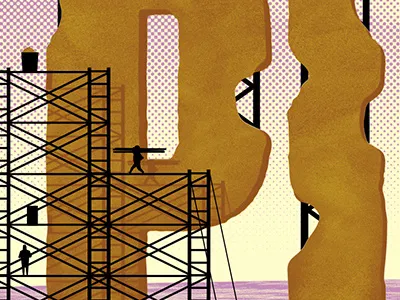 New Pixies Print beach castle construction dirt rock roll sand scaffolding the pixies