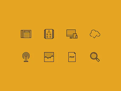 Represent Website Icons icon icons line represent resume thin website